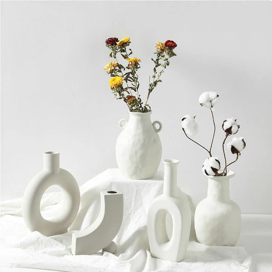 Nordic Ceramic Vase Home Decoration Ornaments