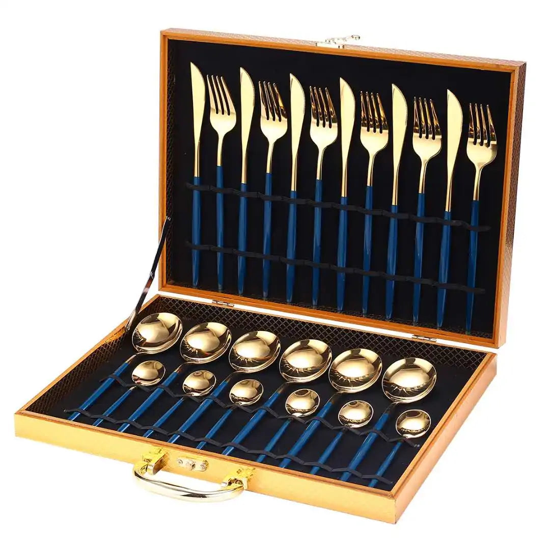 24 Pieces Luxury Cutlery Set